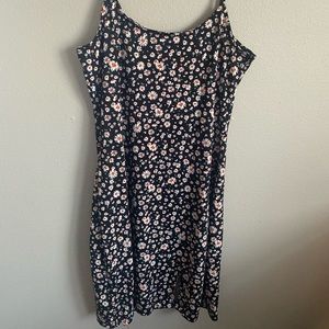 Size Small, Color Black with flowers, Spaghetti strap